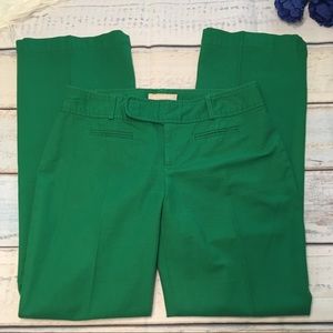 Banana Republic green Martin Fit pants size 6